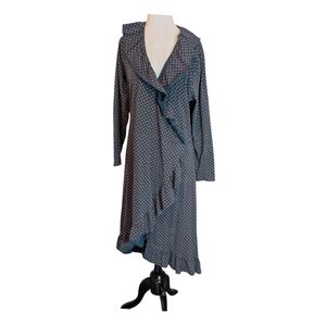 Matilda Jane Asymmetrical Blue Polka Dot Dress